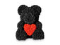 Black Teddy with Red Heart