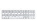 Apple Aluminum Wired Keyboard - White (Refurbished)