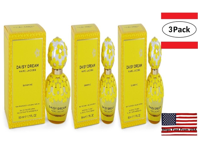 3 Pack Daisy Dream Sunshine by Marc Jacobs Eau De Toilette Spray