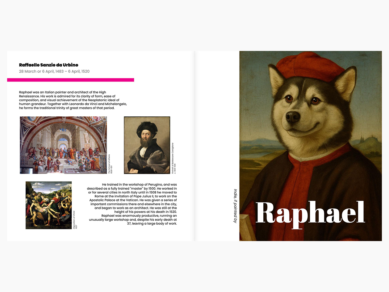 If Famous Artists Painted Your Pet - Personalized Book Hardcover (Redemption Voucher)