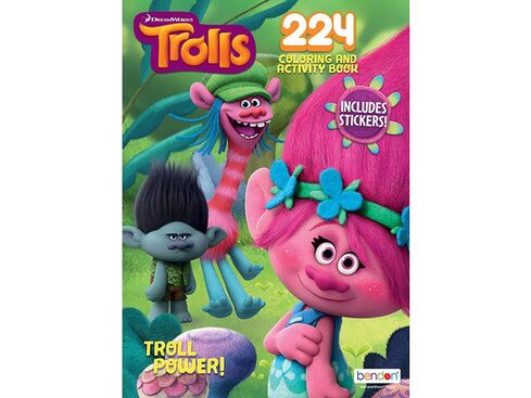 trolls coloring book for kids: Fantastic Trolls Coloring Book for Boys,  Girls, Toddlers, Preschoolers, Kids 3-8, 6-8 (Trolls Book) (Paperback)