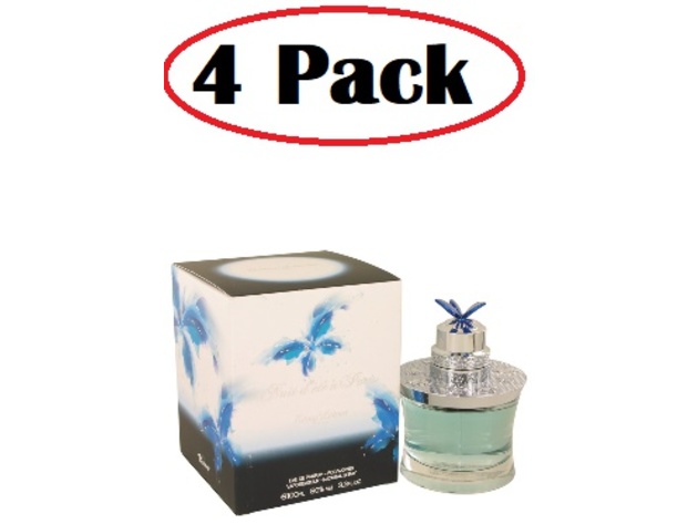 4 Pack of Nuit D'ete A Paris by Remy Latour Eau De Parfum Spray 3.3 oz