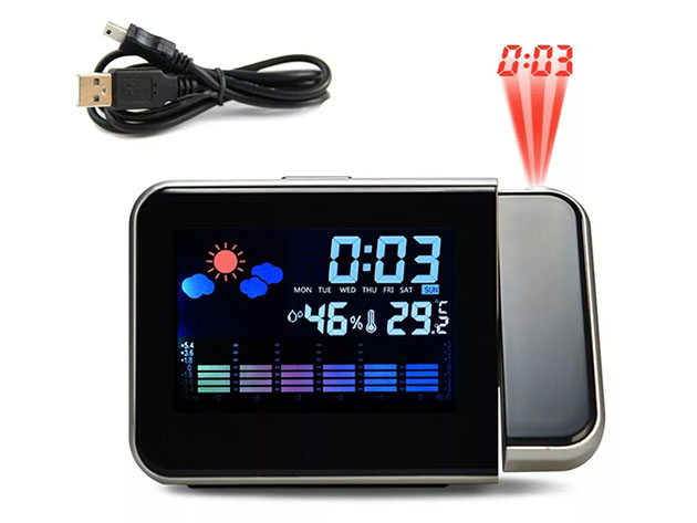 Projection Screen Clock