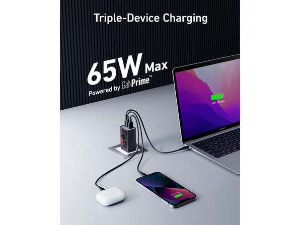 Anker 735 Charger (GaNPrime 65W) | StackSocial