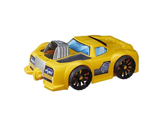 Playskool Heroes Transformers Bumblebee Track Tower 2-in-1 Converting Robot Playset, Younger Heroes Can Pretend to Race to the Rescue, 14 Inches