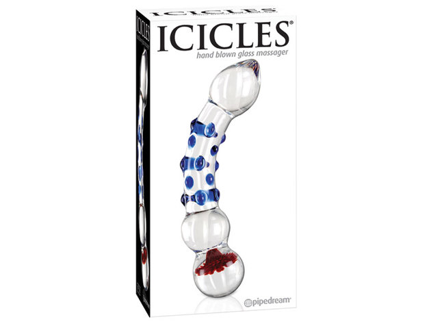 Icicles No. 18- Curved Glass Dong ---(Package Of 3)