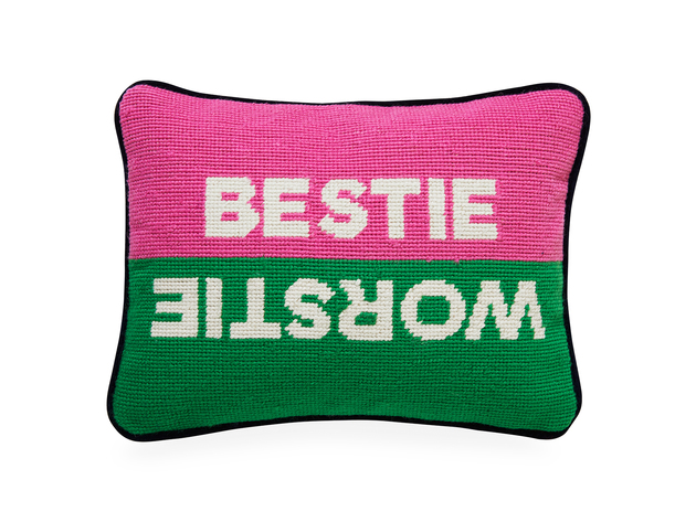 Jonathan Adler Bestie Worstie Pillow
