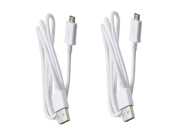 Samsung ECB-DU4EWE Micro USB 2.0 Charging Data Cable, 5 Feet - Bulk - 2 Pack