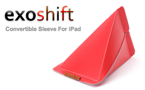 The ExoShift Convertible iPad Sleeve (Red)