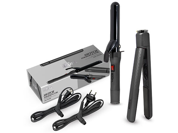 Curling iron flat iron set Clearance