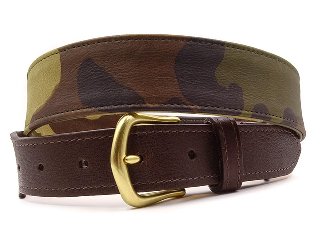 FH Wadsworth Leather Belt (Camouflage/Size 42)