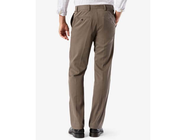 Dockers Men's Easy Classic Fit Khaki Stretch Pants Dark Pebble Size 40x32