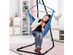 Costway Hammock Rope Chair Patio Porch Yard Tree Hanging Air Swing Outdoor - Blue