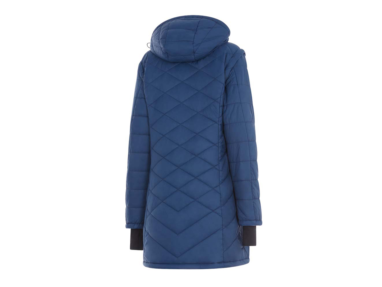 Women's Helios Hybrid Heated Coat (Navy/Large)