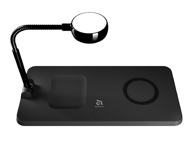 OMNIA Q3 3-in-1 Wireless Charging Station with Power Adapter