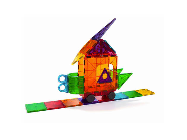 Magna-Tiles 12148 Clear Colors 48-Piece Deluxe Set