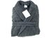 Hudson Park Collection 100% Cotton Fiber Dye Bath Robe, Size: Medium/Large, Pewter Gray