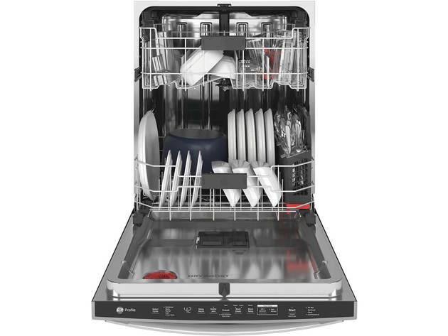 GE Profile PDT775SYNFS Top Control with Stainless Steel Interior Dishwasher with Sanitize Cycle and Twin Turbo Dry Boos