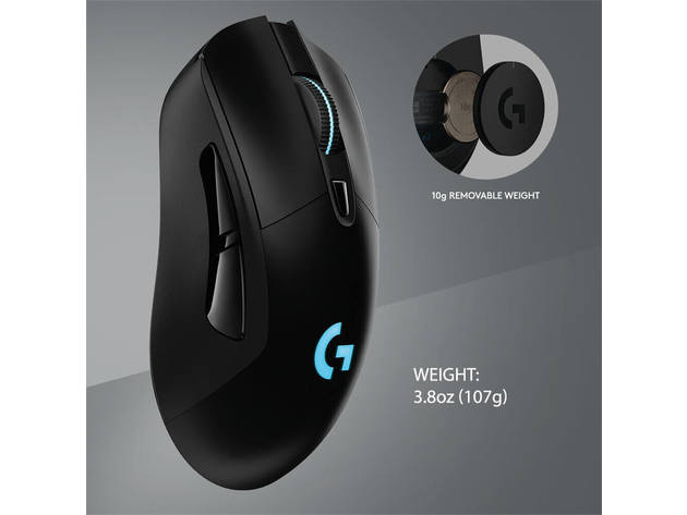 Logitech 910005638 G703 Lightspeed Wireless Gaming Mouse with Hero Sensor