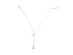 Celestial White Crystal Pav'e Dangling Statement Necklace