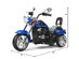 Costway 3 Wheel Kids Ride On Motorcycle 6V Battery Powered Electric Toy - Blue
