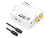 Digital to Analog Audio Decoder by OREI, Convert Decode Dolby Digital Audio SPDIF/Coaxial 5.1-Channel Input to RCA L/R/3.5mm Headphone Output Converter - DA34