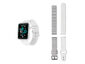 Advanced Smartwatch With Three Bands And Wellness + Activity Tracker - White
