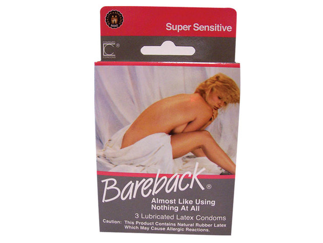 Contempo Bareback Condom (3) ---(Package Of 4)