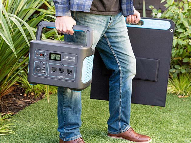 Geneverse Solar Generator: HomePower ONE + SolarPower ONE