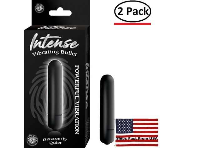 ( 2 Pack ) Intense Vibrating Bullet - Black