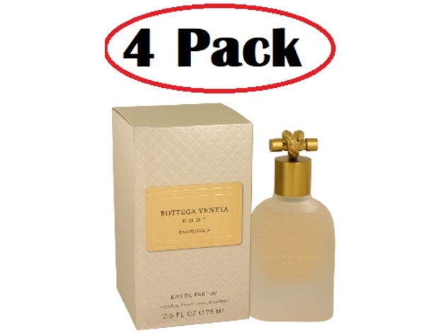 4 Pack of Knot Eau Florale by Bottega Veneta Eau De Parfum Spray 2.5 oz
