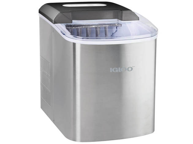 IGLOO ICEB26SS 26 lb. Portable Ice Maker - Stainless Steel