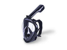 Full Face Snorkel and Diving Mask (Black - L/XL)