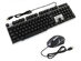 Glowing Keyboard & Mouse Set