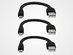 PhoneRumble Micro-USB Charging Cables: 3-Pack