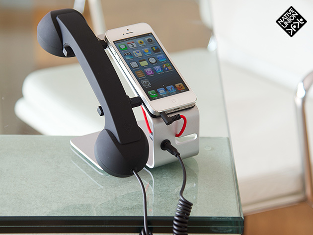 The Native Union POP Desk + Clic Wooden Case iPhone + FREE Shipping