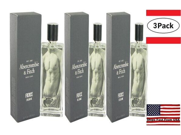 3 Pack Fierce By Abercrombie Fitch Cologne Spray 6 7 Oz For Men Stacksocial