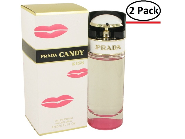 Prada Candy Kiss by Prada Eau De Parfum Spray 2.7 oz for Women (Package of 2)