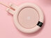 Smart Press Heating Cup Coaster (Pink/Bunny Ears)