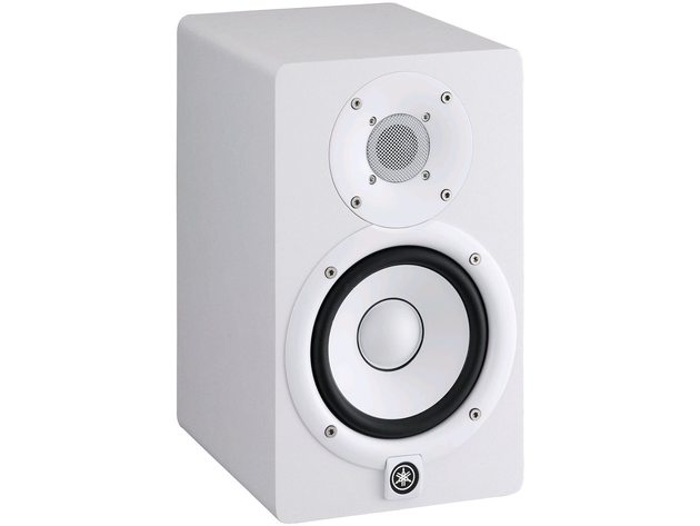 Yamaha HS5 W 5-Inch Powered Studio Monitor Woofer Speaker,70 Watts - White (Used, Damaged Retail Box)