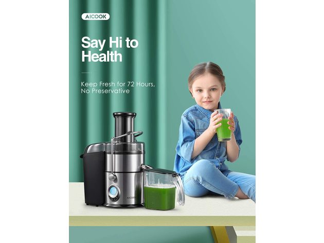 Touch Screen Centrifugal Juicer Machines, 5-Speed Controls, Quiet Motor, Non-Slip Feet