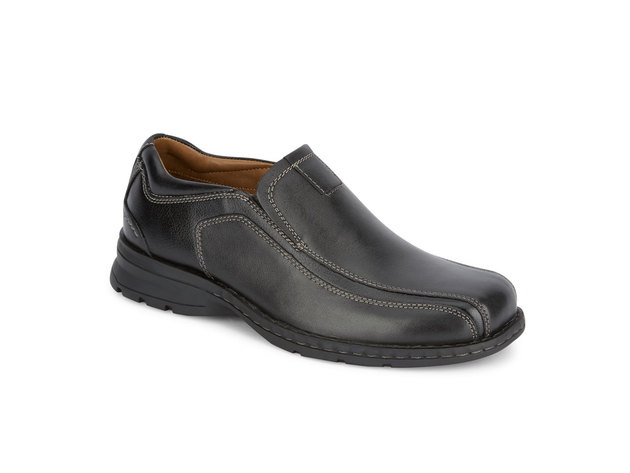 Dockers Mens Agent Leather Dress Casual Loafer Shoe - 7 M Black | Joyus