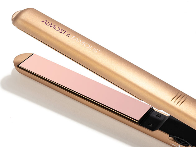 ALMOST FAMOUS HAIR MaxLength 1" Flat Iron (Gold)
