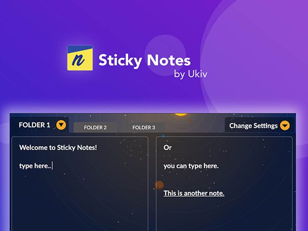 Sticky Notes: Lifetime Subscription