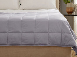 Kathy Ireland Weighted Blanket (Silver/10 Lb, 41"x 60")