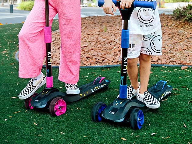 Kimi 3-Wheel Electric Kids Scooter for Ages 2-9 (Pink)