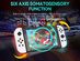 Wireless Controllers for Nintendo Switch with RGB Lights (White)