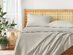 4-Piece Pre-Washed Microfiber Sheet Set (Grey/Full)