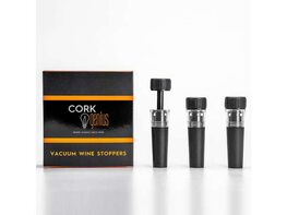 Wine-Saving Vacuum Sealer from Cork Genius (3-pack) 