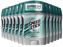 12 Pack Speed Stick Deodorant Regular 1.8 oz